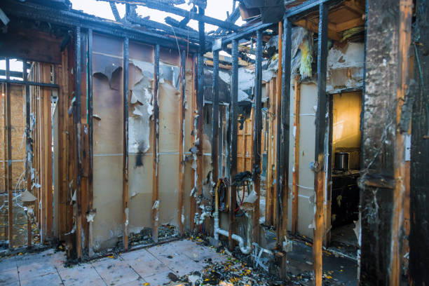 Professional Emergency Fire Cleanup technician working in Weedpatch, CA